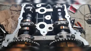 HYUNDAI sonata Engine Turbo 2.4 model 2014 Timing chain mark