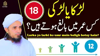 Larka ya larki ks umr main baligh hotay hain? | Solve Your Problems | Ask Mufti Tariq Masood