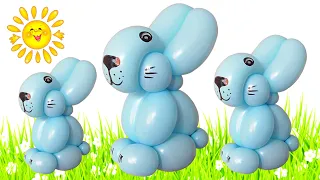 ЗАЙЧИК кролик из шарика ШДМ como hacer un conejo con globos Balloon Bunny DIY TUTORIAL