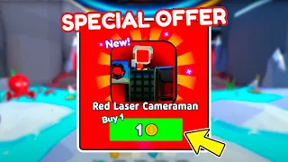 *NEW* RED LASER CAMERAMAN!! - Toilet Tower Defense Concept