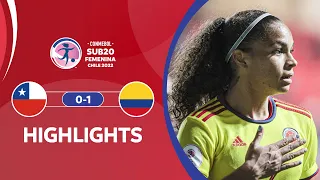 CONMEBOL Sub20 FEM 2022 | Chile 0-1 Colombia | HIGHLIGHTS