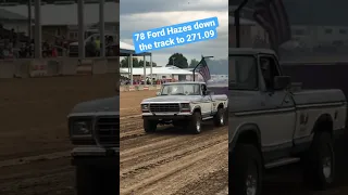 Street Gas pickups at the whiteside county fair #truckpulling #tractorpulling #ford #shorts #oilburn