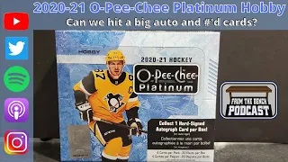 Another 2020-21 O-Pee-Chee Platinum Hobby Box - Can we hit a big auto or #'d card?