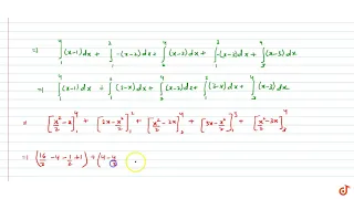 Evaluate the definite integrals `int_1^4[|x-1|+|x-2|+|x-3|]dx`...