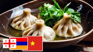 Грузинская еда в армянском ресторане во Вьетнаме