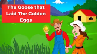 The Goose that laid Golden Eggs Story in English | Bedtime Stories in English for Kids