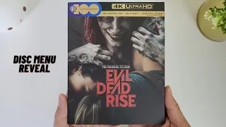 "Evil Dead Rise" 4K Ultra HD Unboxing | Disc Menu Reveal