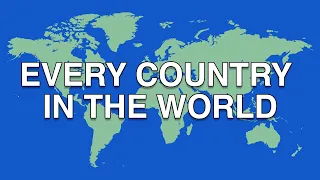LEARN EVERY COUNTRY IN THE WORLD (WITH FLAGS) IN UNDER THAN 10 MINS