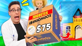 Compro CAJA DE JUGUETES ABANDONADOS por $75 📦❓ | Cajas Misteriosas eBay y Amazon