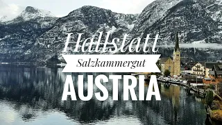 Walk in Hallstatt Austria on Christmas 2021