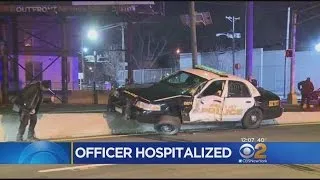 New Jersey Police Car Crash