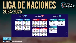 GRUPOS de Liga de Naciones de CONCACAF 2024/25
