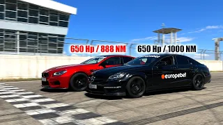 სეზონის დრაგი! - CLS 63 AMG vs BMW M6 - Drag race 🏁