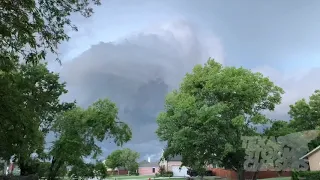 DFW Severe Storms & Swirling Wall Cloud! [6/19/2020] {JB-J}