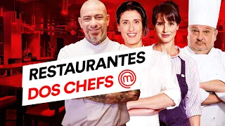 Conheça os RESTAURANTES dos JURADOS do MASTERCHEF BRASIL