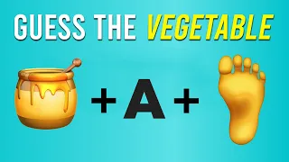 Can You Guess The Vegetable by Emoji? Vegetable Emoji Quiz