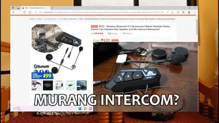 MURANG INTERCOM? Okay nga ba? ( MOTORCYLE BLUETOOTH HELMET HEADSET REVIEW)