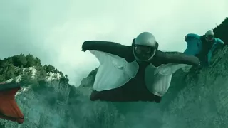 Wingsuit Gliding through the Mountain [ FILM: Point Break]