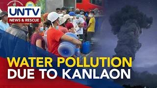 Mt. Kanlaon contaminates water sources in La Castellana, Negors Occidental