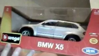 AUTOMODELLO BMW X5 1/18 BURAGO IN SCATOLA ORIGINALE