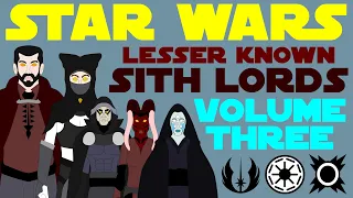 Star Wars Legends: Lesser Known Sith Lords | Volume III | Darth Cognus and Darth Vectivus