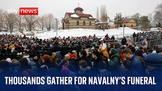 'We will never forgive': Thousands line streets of Moscow for funeral of Alexei Navalny