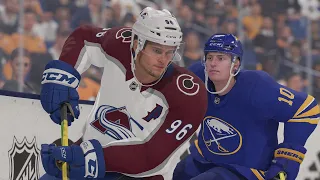 Colorado Avalanche vs Buffalo Sabres - NHL Today 2/19/2022 Full Game Highlights - NHL 22 Sim