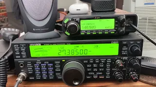 Kenwood TS-590S listening to 38LSB cb radio ssb