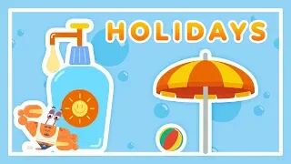 KIDS VOCABULARY 🌈 Summer holidays 🌈 Learn English for kids