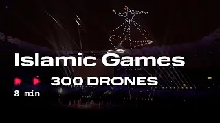 Drone show Islamic Solidarity Games. Konya.