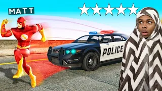 PLAYING AS THE SUPERHERO THE FLASH IN GTA 5! (GTA 5 MODS RP)