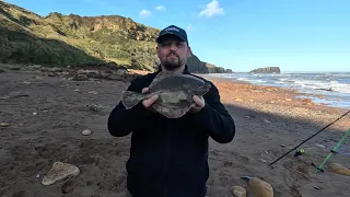 Shore Fishing At Saltwick Bay In Whitby