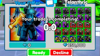 HE TRADED THE ASTRO UPGRADED TITAN CAMERAMAN 😱 in Toilet Tower Defense!