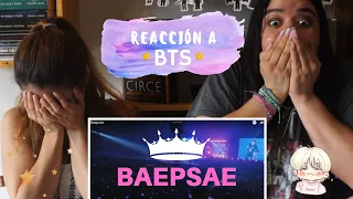 BTS | BAEPSAE  LETRA Y LIVE - Reaccionando a BAEPSAE LETRA y LIVE