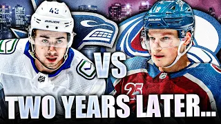 2 YEARS LATER: QUINN HUGHES VS CALE MAKAR (Vancouver Canucks—Colorado Avalanche NHL News Today 2021)