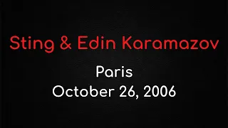 Sting & Edin Karamazov – The Music of John Dowland, Paris, October 26, 2006