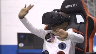 Sick Boy's Wish to Visit Saturn in a Rocket Comes True With Virtual Reality