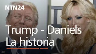 La  historia del expresidente Donald Trump con la actriz Stormy Daniels que lo tiene ante el jurado