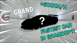 This Is The Fastest Car In GrandRP! | +500 KM/H