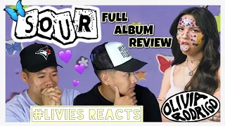 LIVIES REACTS to Olivia Rodrigo - SOUR (FULL ALBUM REVIEW)