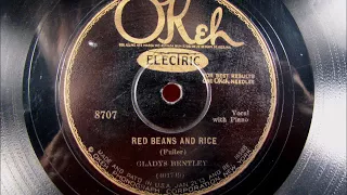 RED BEANS AND RICE Blues by Gladys Bentley from 1929