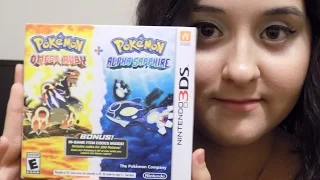 Pokemon Omega Ruby and Pokemon Alpha Sapphire Dual Pack Nintendo 3DS (Unboxing)