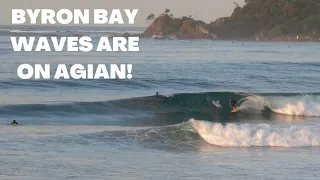 Watch BYRON BAY Surfers Waves Are ON AGAIN!