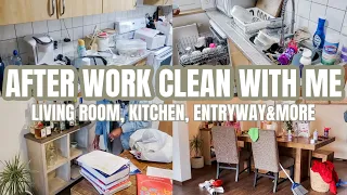 AFTER WORK CLEAN WITH ME | CLEAN DECLUTTER ORGANIZE | 2024 EXTREME CLEANING MOTIVATION