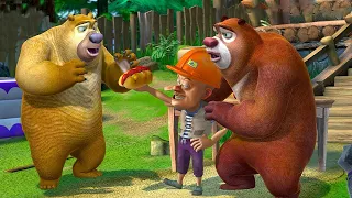 BOONIE BEARS🍒 Cave Party 🎬Boonie bears english full episodes 🍕 Cartoons Funny 2023