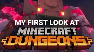 My First Look at Minecraft Dungeons (Closed Beta)