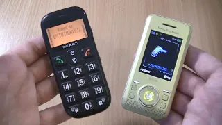 Incoming call & Outgoing call at the Same Time teXet 111 +Sony Ericsson S500i