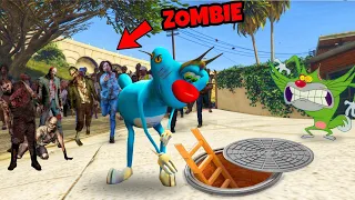 OGGY and JACK Survived Zombie Virus In GTA 5 (Part 1) Zombie Outbreak zombie apocalypse