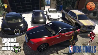 GTA 5 - Stealing Famous NBA Players Cars with Franklin! (Real Life Cars #28)