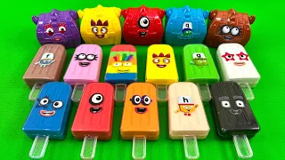 Looking for Numberblocks Ice Cream, Monster Box CLAY Colorful! Mixing Mini Heart CLAY, ASMR